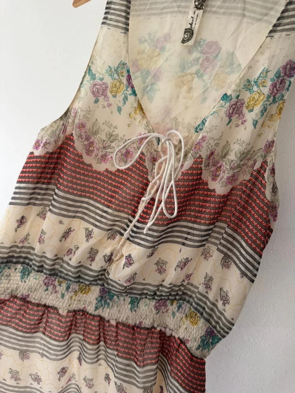 Free People Boho Falling For Georgette Dress‎ Floral Cottagecore